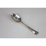 A George I silver Hanoverian pattern table spoon, maker William Toone, London, 1726, with engraved