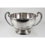 A George V silver rose bowl, makers Horton & Allday, Sheffield, 1913, presented, 52.5oz