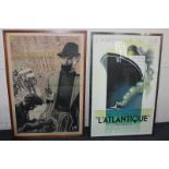 Two framed film posters for 'The Blue Lamp' with Bernard Lee, Peggy Evans and Gladys Henson, 98cm by