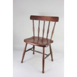 A mahogany child's or dolls chair