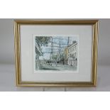 20th century school, The Cutty Sark - Greenwich, limited edition colour print, numbered 83/850,