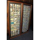 A collection of Will's Cigarette Cards, Railway Engines and other scenes from the railway, in two