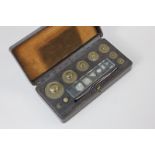 A Griffin & Tatlock Ltd, London, cased set of Microid metric weights, in fitted case with