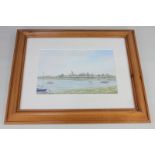 Local interest, Maggie Farrow, Bosham harbour, watercolour, signed and dated 05, 16.5cm by 25cm