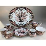 A 19th century and later Royal Crown Derby porcelain matched part dinner, tea and coffee service,