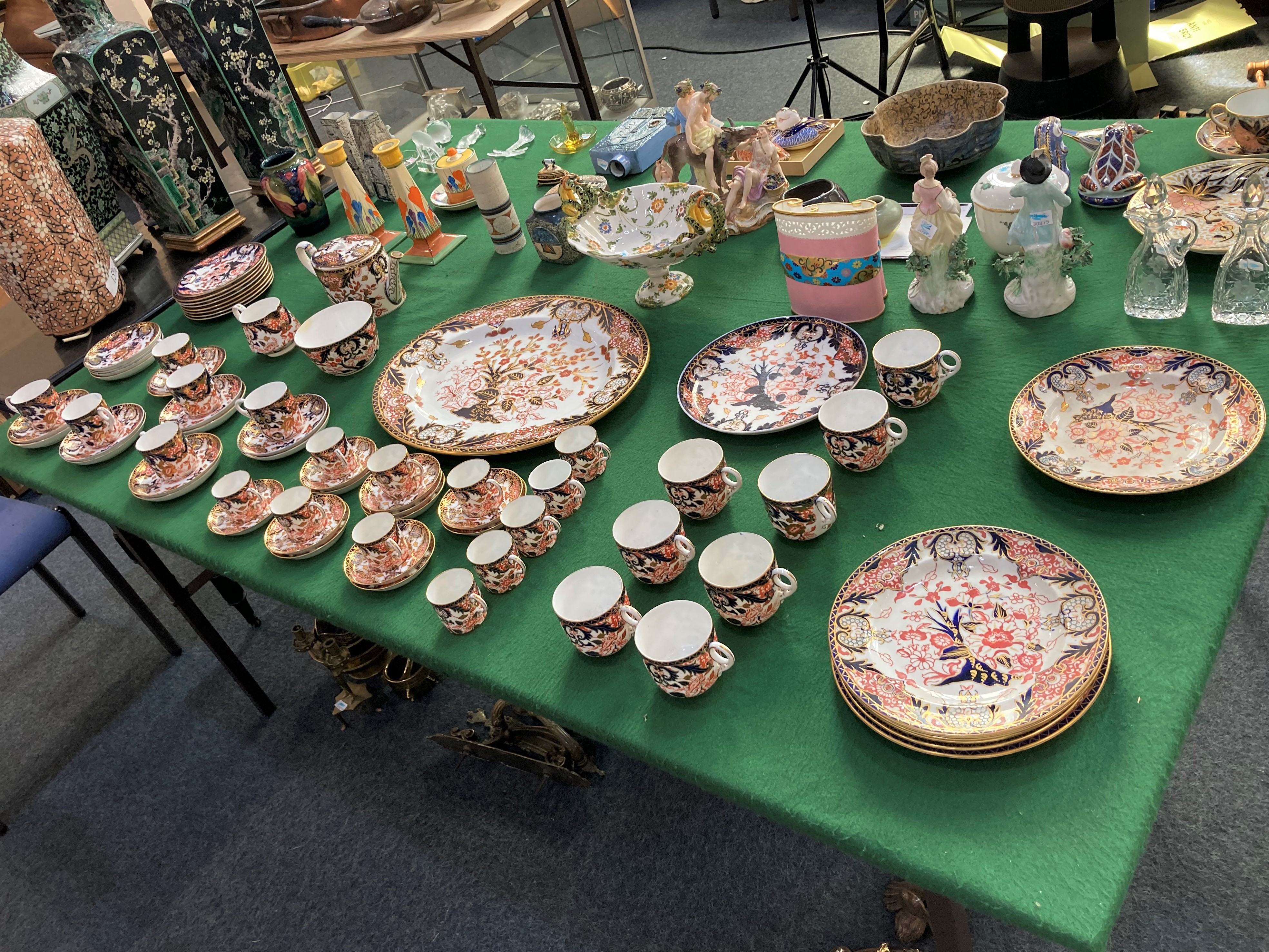 A 19th century and later Royal Crown Derby porcelain matched part dinner, tea and coffee service, - Image 2 of 2