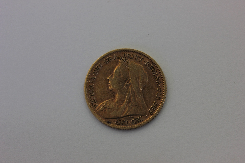 An 1899 half sovereign