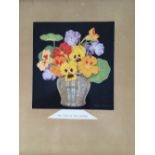 After John Hall Thorpe (1874-1947), still life of pansies and nasturtium in a vase, 'The Pick of the