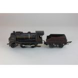 A JEP O gauge Nord railway locomotive and tender, in black