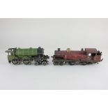 A Hornby O gauge clockwork locomotive, Bramham Moor, without tender (a/f) and another LMS 4-4-4