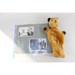 A Sooty puppet, probably from the late 1950s / early 1960s, together with an autographed black and