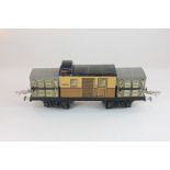 A JEP O gauge Nord Fleche D'Or model railway baggage car