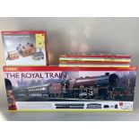 Hornby 00 gauge model railway The Royal Train set R1057, complete with TrakMat, wrapped in