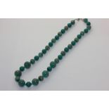 A Murano glass beaded necklace