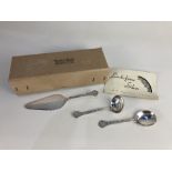 An Elizabeth II silver sauce ladle, makers Cooper Brothers & Sons Ltd, Sheffield 1968, in the