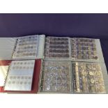 A collection of mainly British Victorian and later coinage, housed in eight albums including pre-
