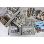A collection of early 20th century and later Scandinavian, British and international postcards,