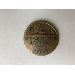 A 1948 London Olympic participants bronze medallion 5cm