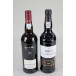 A Dow's bottle of Finest Reserve Port, and a Blandy's bottle of medium dry Madeira, both 75cl
