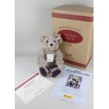 A Steiff British Collector's 1999 limited edition Grey 36 teddy bear, with ear button and maker's