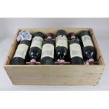 Twelve bottles of Villa Antinori Chianti Classico red wine, Riserva 1997, in crate