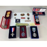 A collection of medals awarded to 3502148 Sergeant T.O.N. Crowley Royal Air Force, comprising a