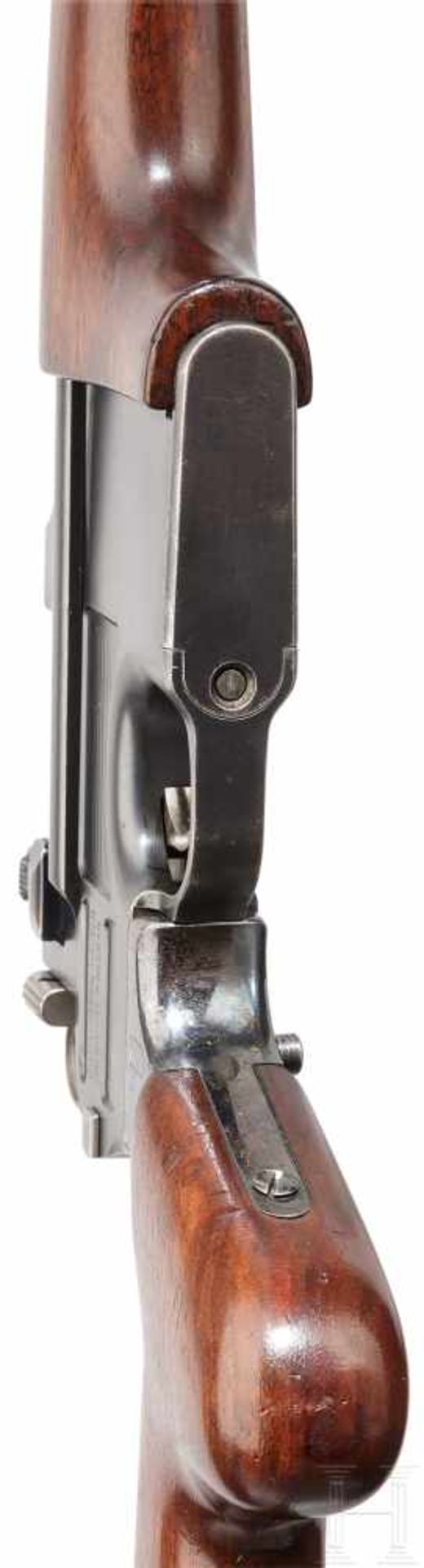 An original long-barrelled Mauser C 96 "Large Ring Hammer" semi-automatic hunting carbine - Bild 5 aus 6
