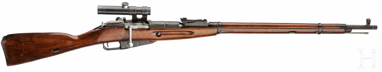 A Sniper Rifle Mosin-Nagant Mod. 1891/30, with original PU-scope