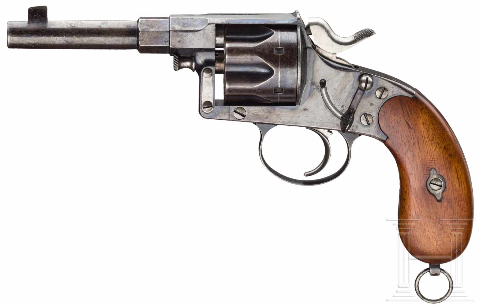 A Reichsrevolver Mod. 1883, model or trial of the manufacturer's Royal Prussian inspection - Image 2 of 5