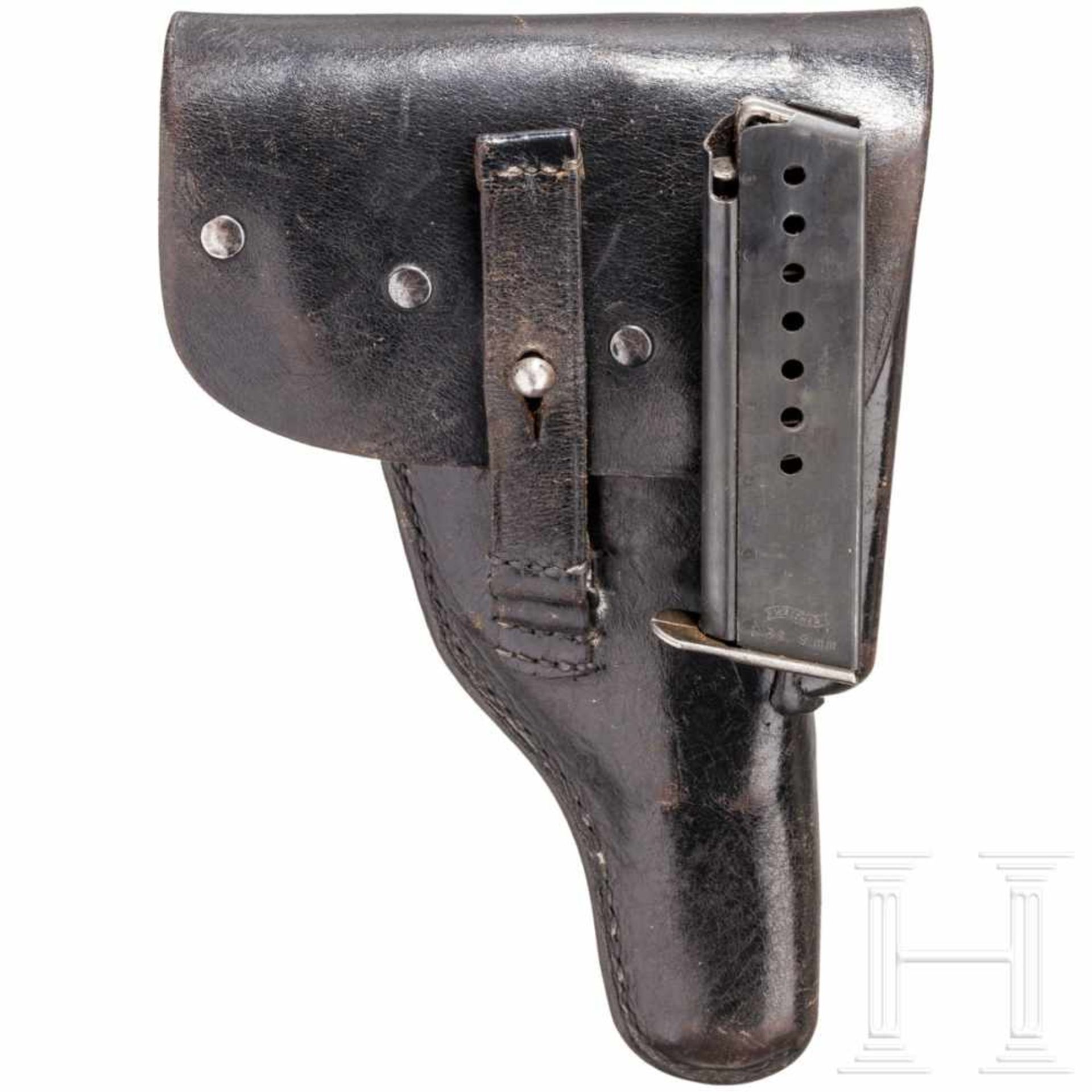 A Walther P38, with BMI markings, with holsterCal. 9mm Luger, Nr. 9246, Slide from Portugal contract - Bild 3 aus 3
