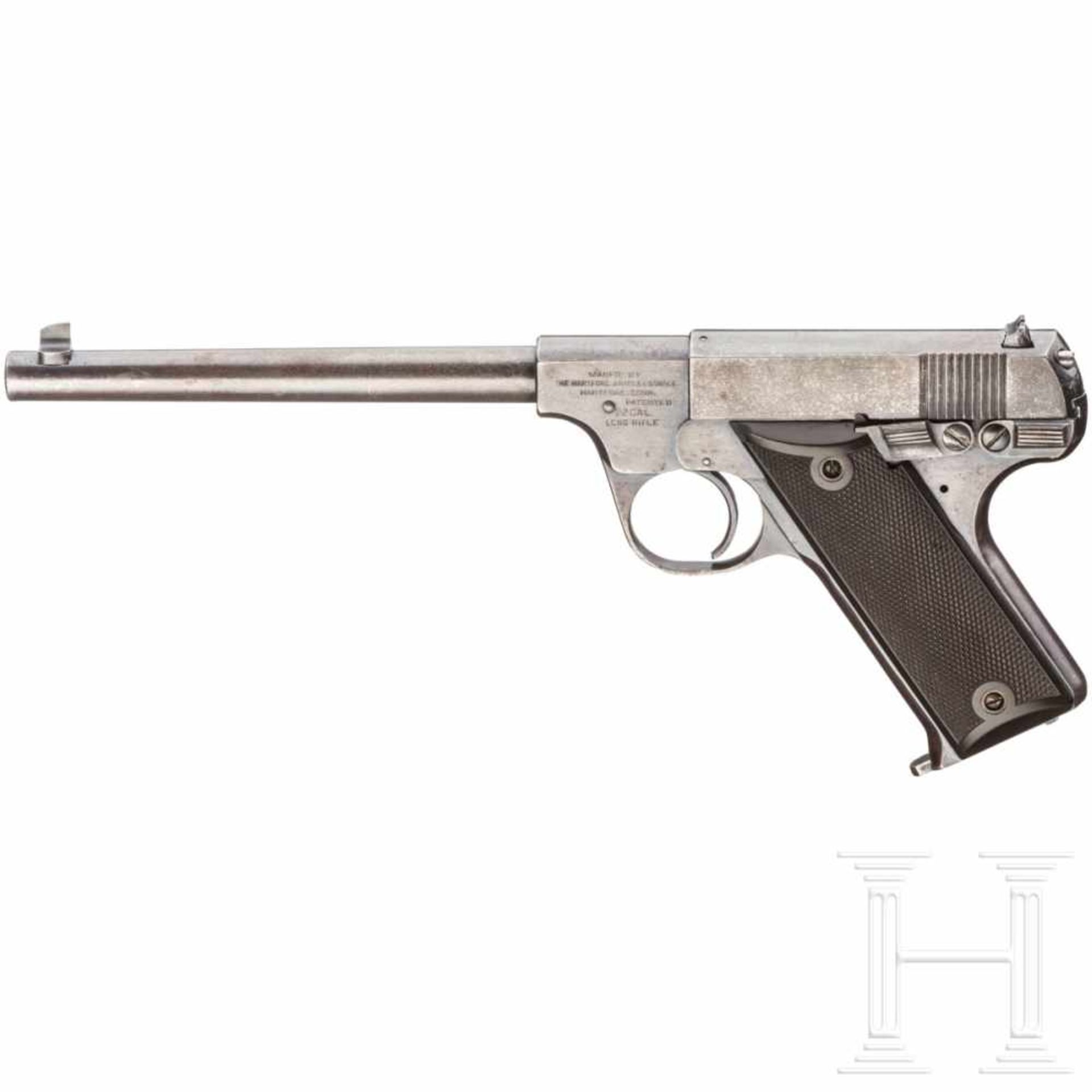 Hartford Arms, Vorläufer der Hi-Standard Pistolen ( One of 23!)Kal. .22 l.r., Nr. 4188, blanker