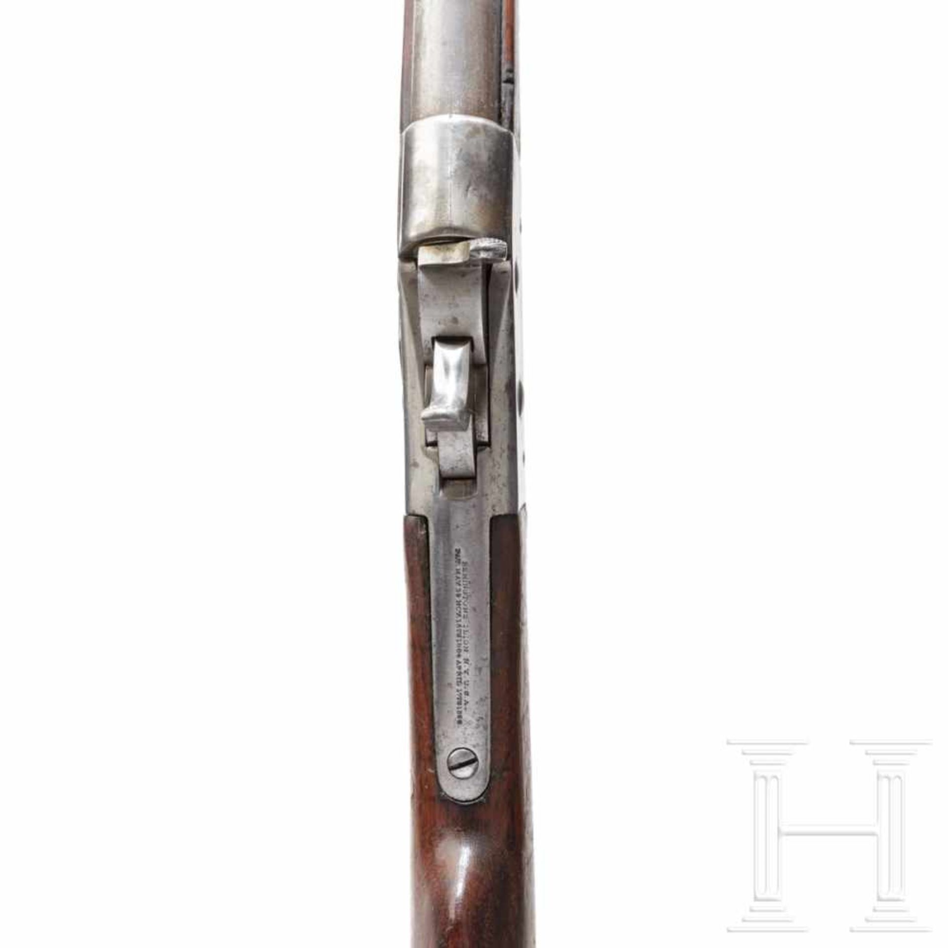 Einzelladerflinte Remington Rolling Block M 1867Kal. 28 GA, Nr. ohne, Glatter blanker Lauf, Länge 89 - Bild 3 aus 3