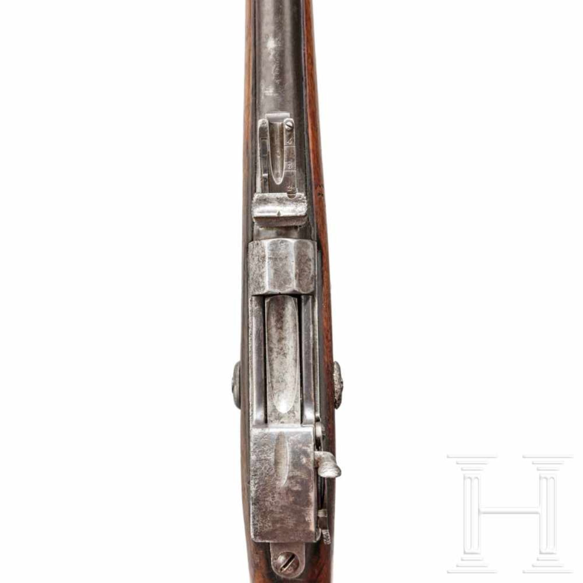 Werder Gendarmerie-Karabiner M 1869/73Kal. 11,5x35R Werder, Nr. 2082, nummerngleich bis auf - Bild 3 aus 3