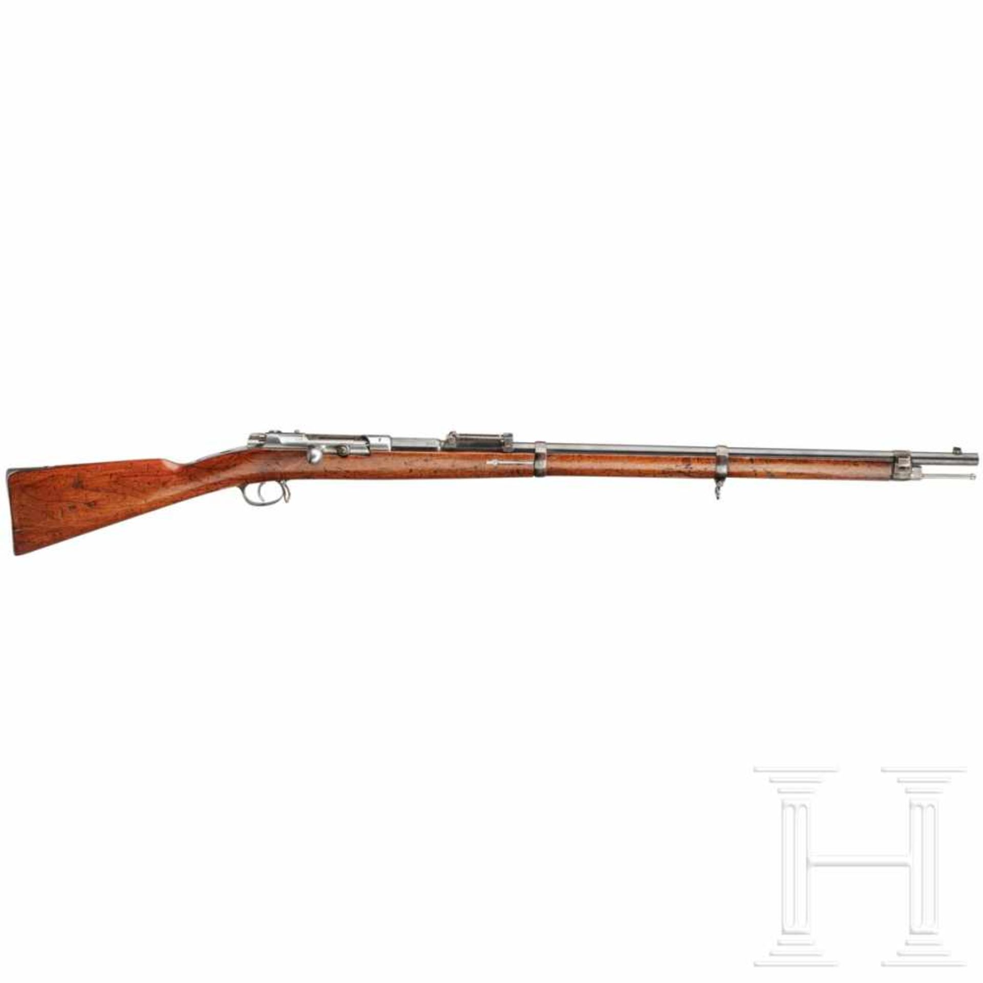 Infanteriegewehr M 1871/84, AmbergKal. 11,15,x60R M71, Nr. 42401, nummerngleich bis auf den