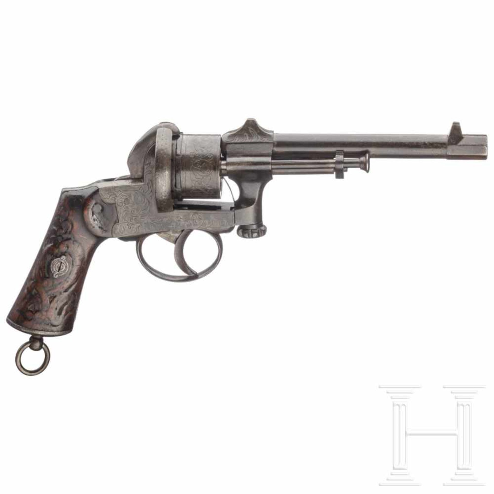 Spanien - Lefaucheuxrevolver, Mariette, EibarKal. 9mm Lefaucheux, Nr. ohne Nummer, DA only,