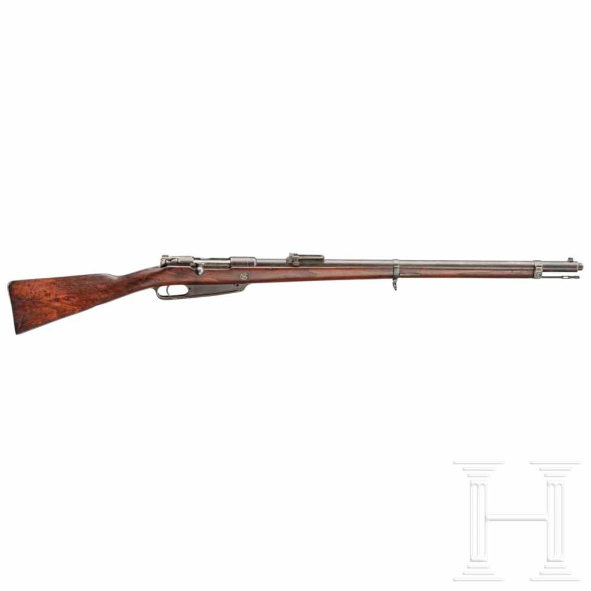 Gewehr 88/05, Danzig 1890Kal. 8x57 IS, Nr. 5705d, Nicht nummerngleich, Türkenschloss. Guter Lauf.