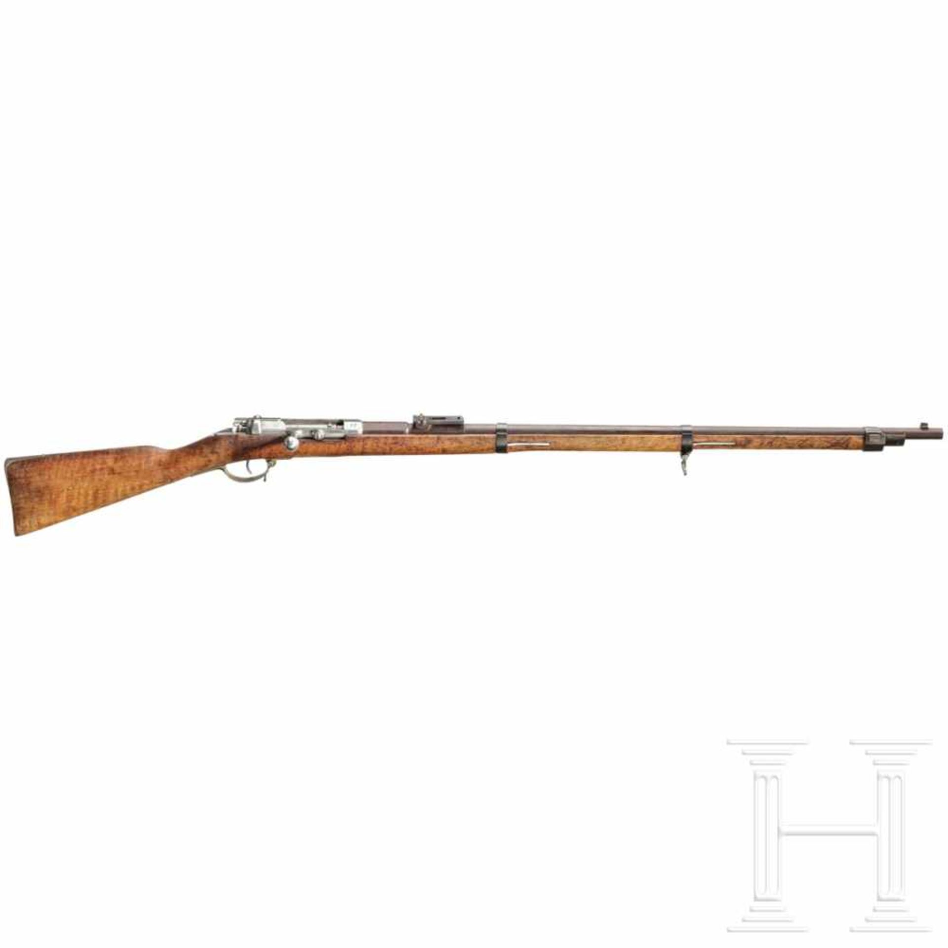 Infanteriegewehr M 1871, AmbergKal. 11,15x60R, Nr. 75395, Nummerngleich inkl. Schrauben, bis auf