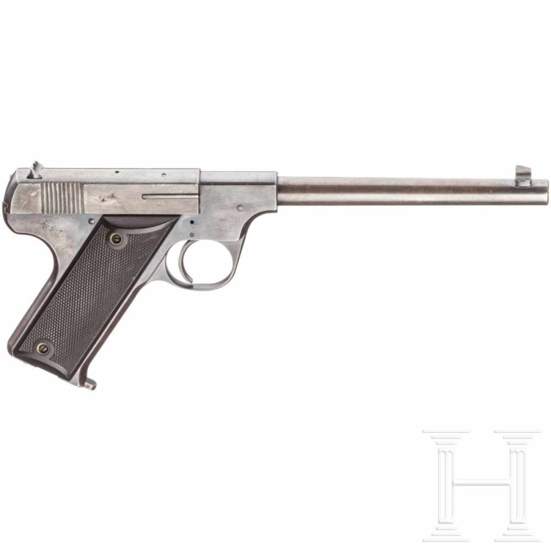 Hartford Arms, Vorläufer der Hi-Standard Pistolen ( One of 23!)Kal. .22 l.r., Nr. 4188, blanker - Bild 2 aus 2