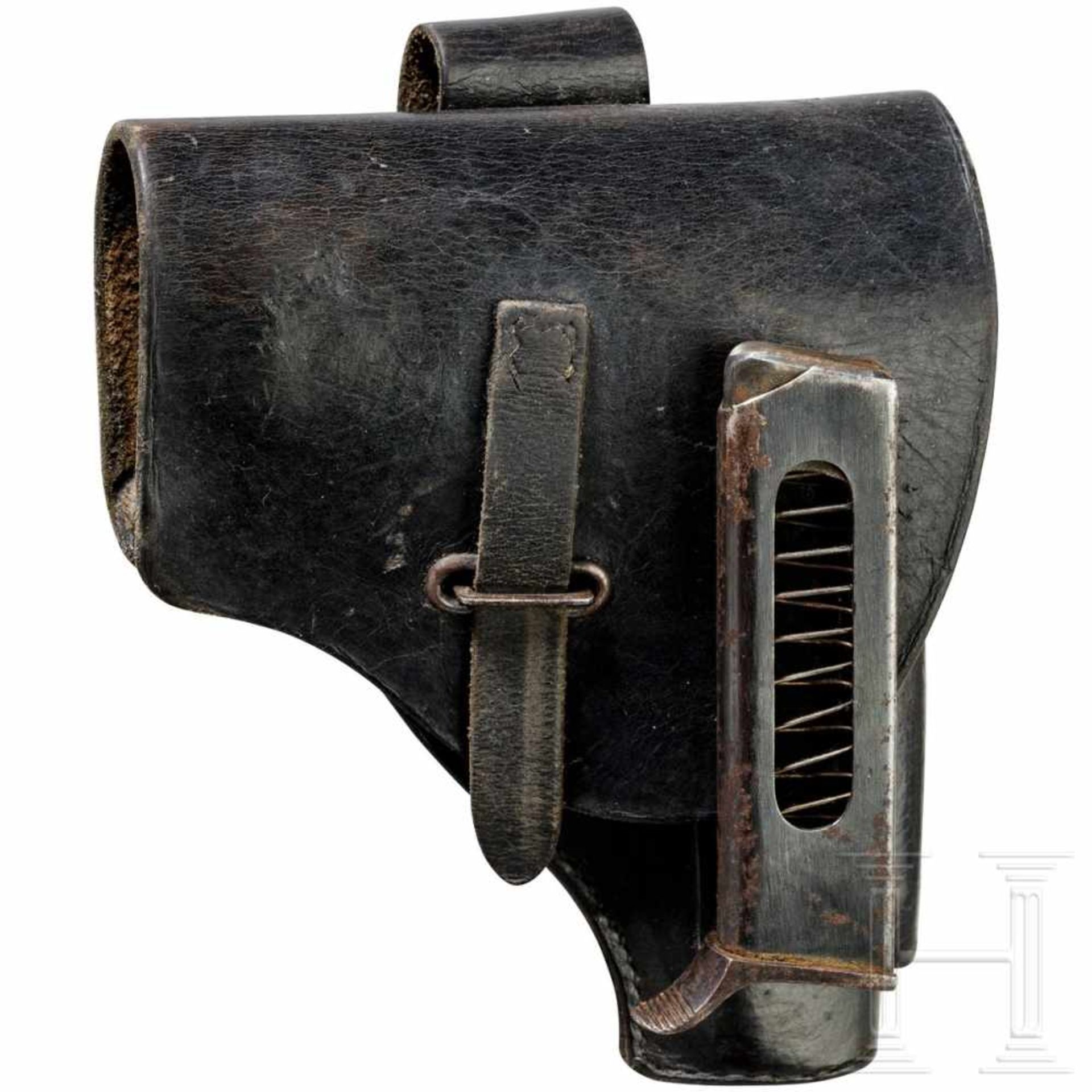 Beretta Mod. 34, mit TascheKal. 9 mm Brown. kurz, Nr. 817142, Nummerngleich. Lauf leicht matt. - Bild 3 aus 3