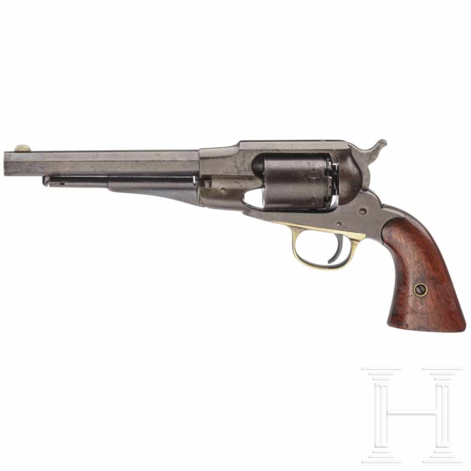 USA - Remington New Model Belt Revolver Conversion, Ilion., New YorkKal. .38 RF, Nr. 7960, SA- - Bild 2 aus 3