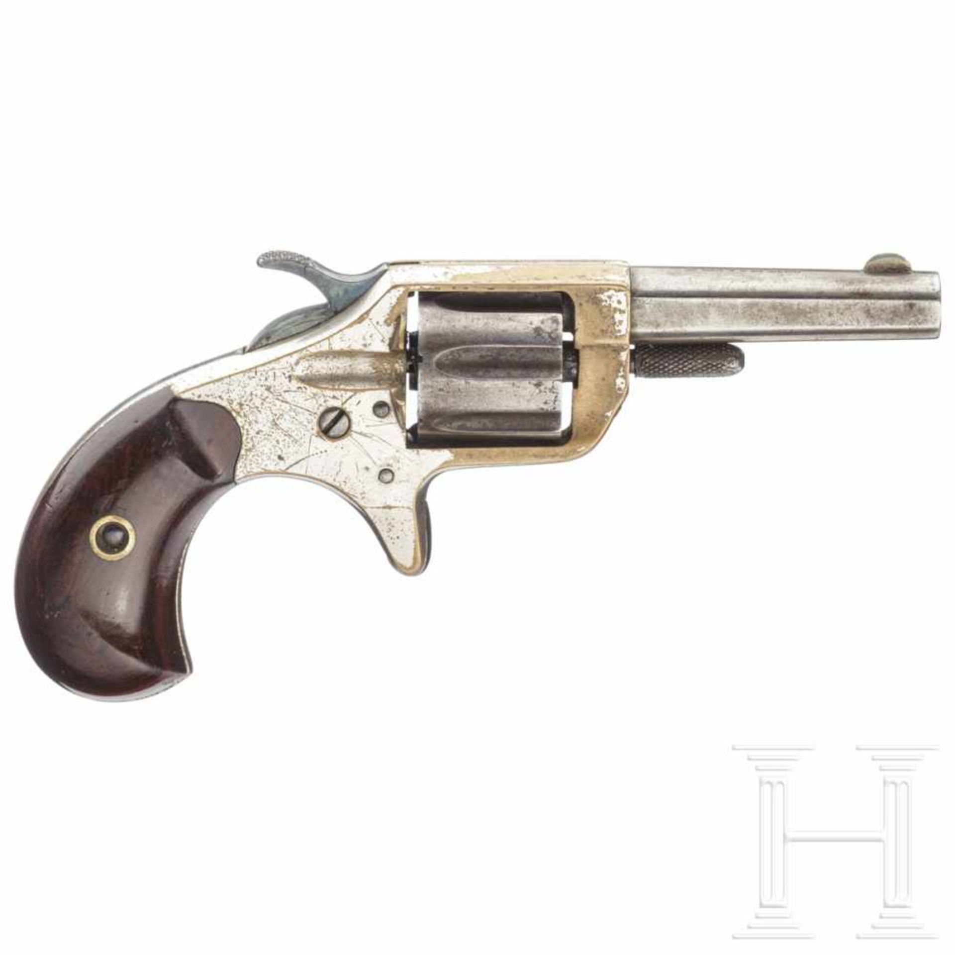A Colt New Line 22, 2nd model revolverKal. .22 kurz, Nr. 44596, Etwas rauer 2 1/4"-Lauf, auf der - Bild 2 aus 3