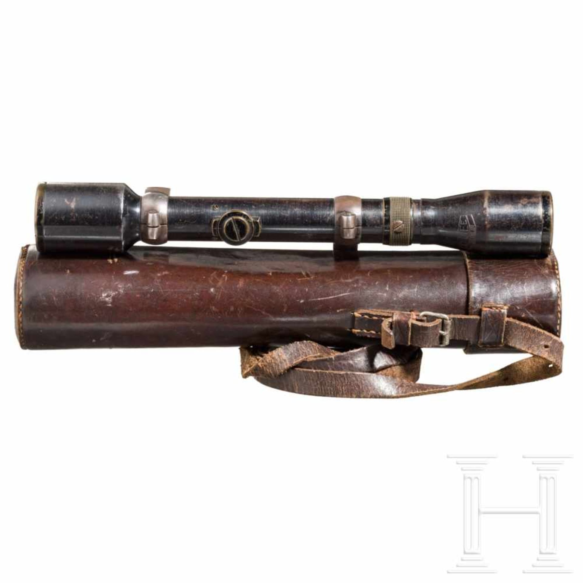 Rifle scope OIGEE Luxor hell 4 x with quiverStahl, brüniert (berieben), Herstellerbezeichnung,