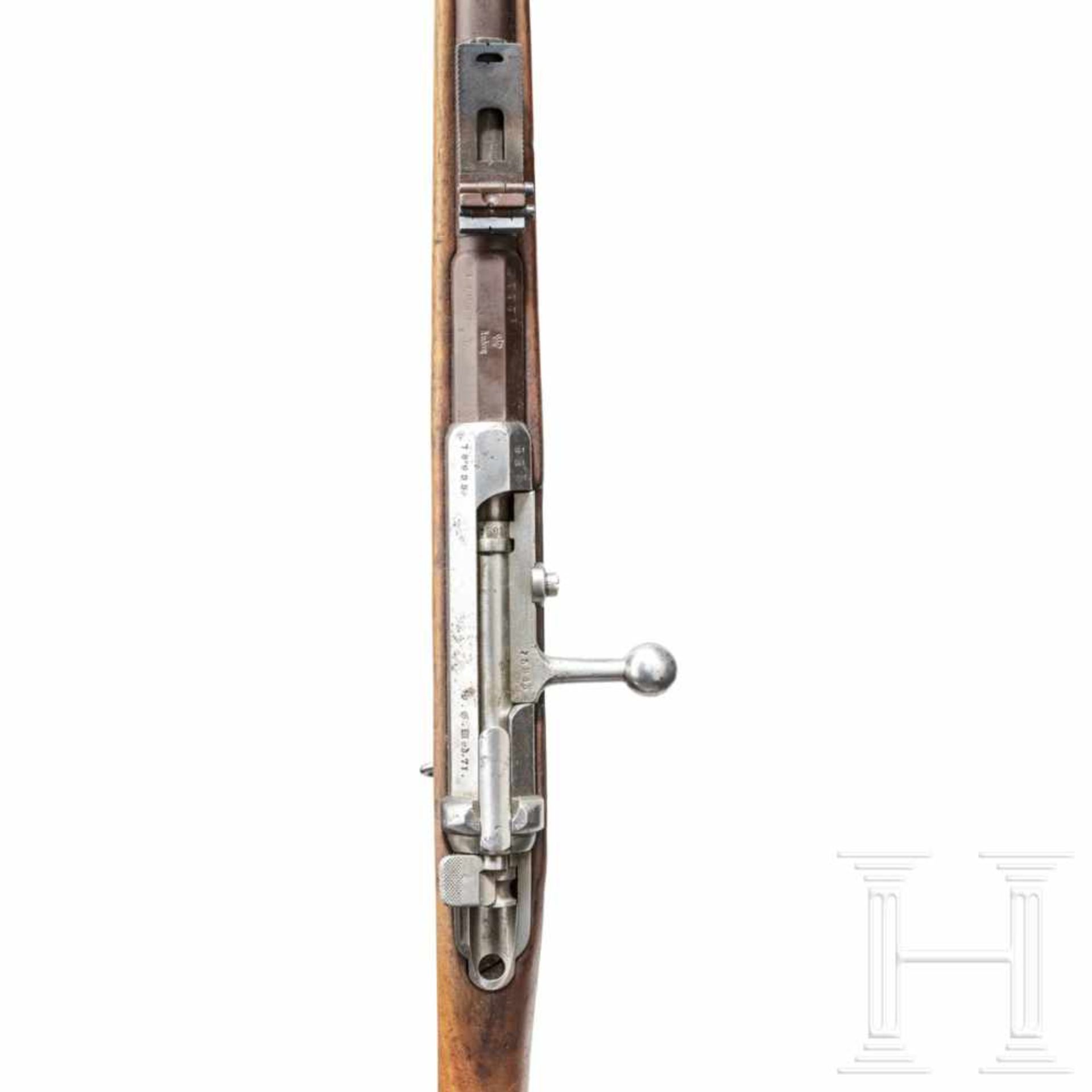 Infanteriegewehr M 1871, AmbergKal. 11,15x60R, Nr. 75395, Nummerngleich inkl. Schrauben, bis auf - Bild 3 aus 3