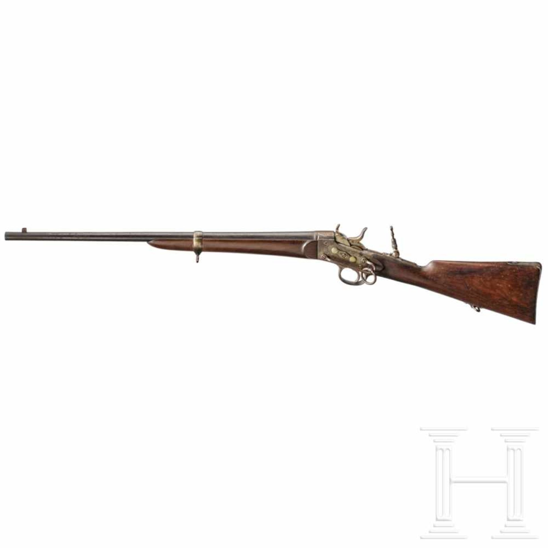 Single-shot rifle, Remington Rolling Block Sporting RifleKal. .45(?), Nr. ---, Gezogener, - Bild 2 aus 2
