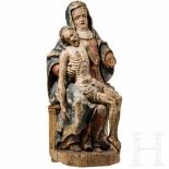 A Spanish oder southern Italian St. Mary mourning Christ, circa 1600Skulptur aus Pappelholz (?)