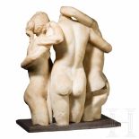 An Italian Baroque sculpture of the Three Graces, probably 17th centurySolid Carrara marble, fully
