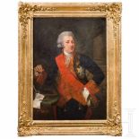 An Italian portrait of a nobleman, end of the 18th centuryOil on canvas. Three-quarter length