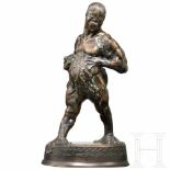 A remarkable Austrian/Viennese bronze sculpture of a waterman signed Otto Lasserz and dated 1923,