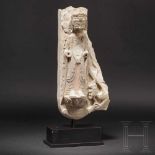 A Chinese figurine of a bodhisattva, Qi dynasty, 479 – 502The figurine of a bodhisattva finely