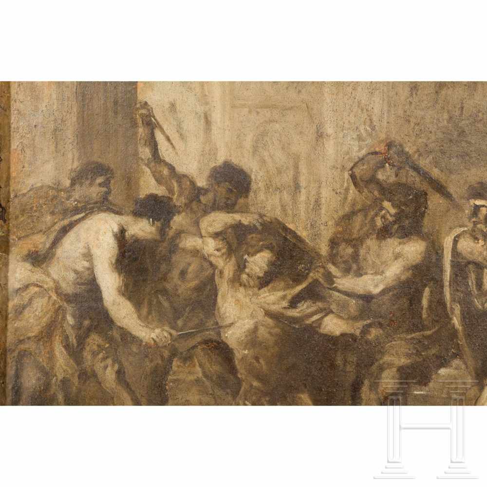 Gaspare Diziani (*1689 Belluno; †1767 Venice) – The Assassination of Caesar, Italy, 18th - Image 3 of 7